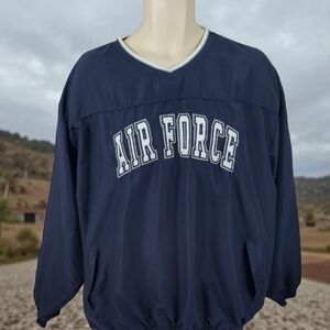 Air Force Men's Size 2xl Pull Over Hoodie With Sleeve Patch